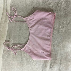 💚 Basic Baby Pink Forever21 1X Bikini Top